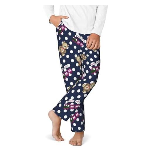 Pigiama donna comodo con pantaloni scozzesi