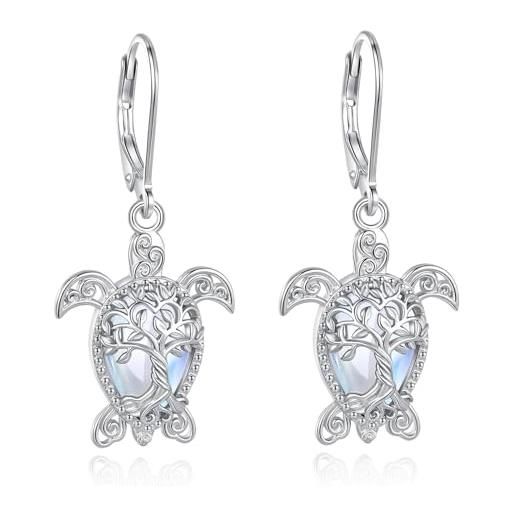 Engelsrufer Orecchini da donna in argento 925 con pietra di luna