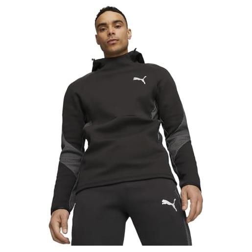 PUMA felpa con cappuccio evostripe da uomo