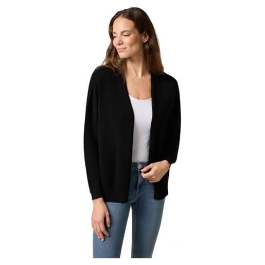 Oltre: cardigan over misto viscosa nero. 02 stagione autunno inverno 2025