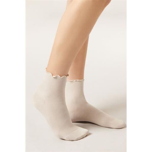 Calzedonia calzini a costine in cotone naturale