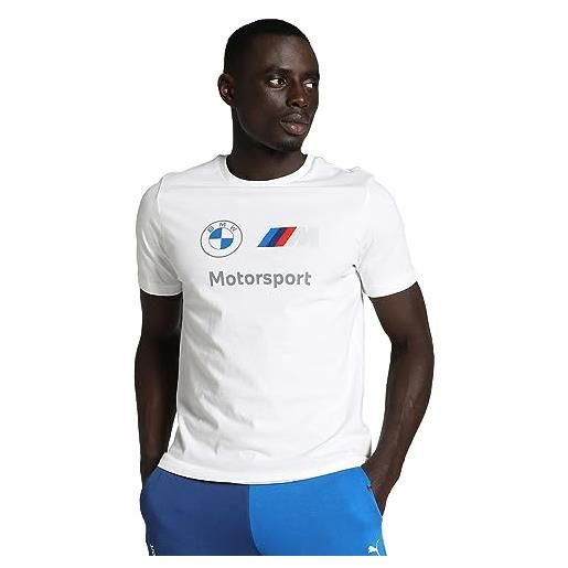 PUMA t-shirt con logo bmw m motorsport ess l white