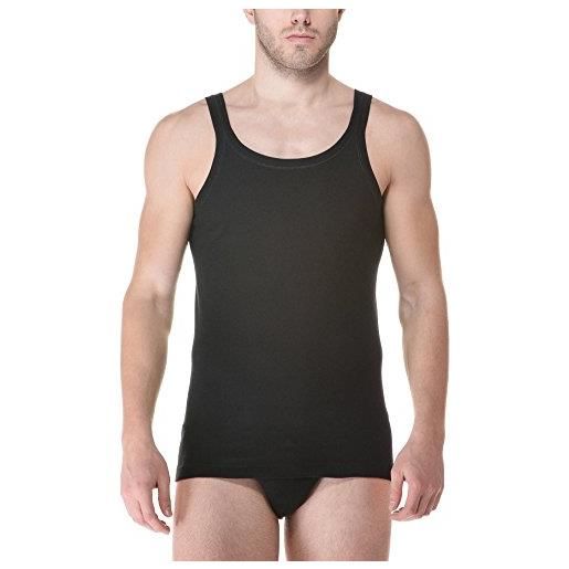 Fragi 710 canottiera, nero, x-large (taglia produttore: 6/xl) (pacco da 3) uomo