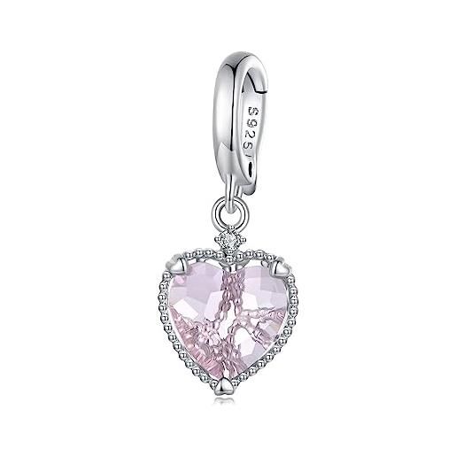KINGWHYTE Collana Elefante In Argento Sterling 925 Con Zirconia Cubica - Ciondolo Portafortuna Per Donna