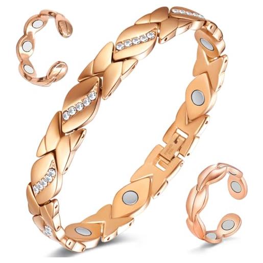 Mano Jewels Bracciale Groumette Titanio Oro Rosa 18kt e Diamanti Black Maiocchi Store Milano - Maiocchi