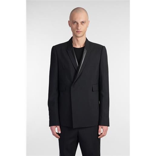 Sapio blazer n 4 in lana nera