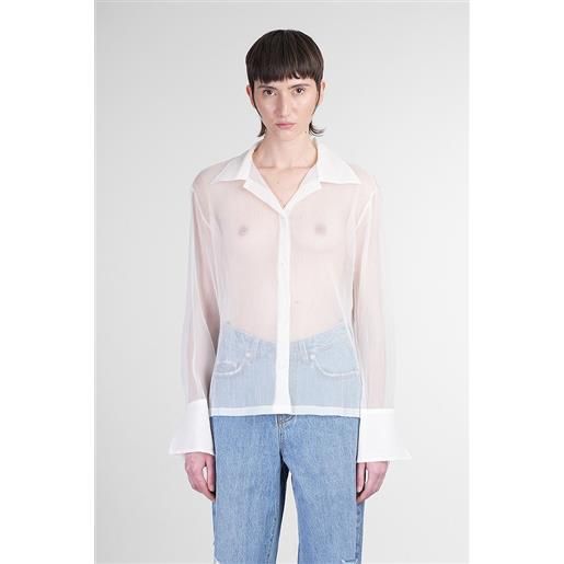Sefr camicia willow shirt in poliestere beige