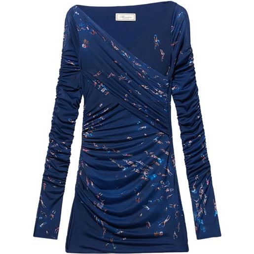 Blumarine abito con stampa