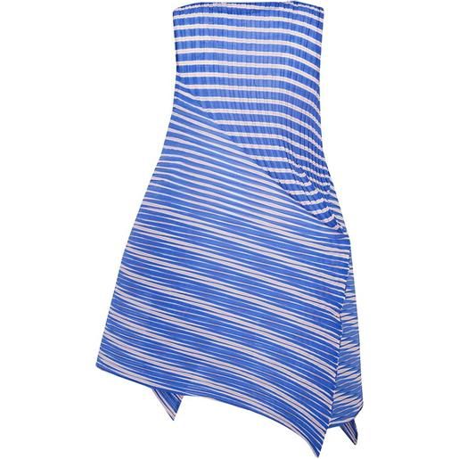 Issey Miyake abito a righe - blu