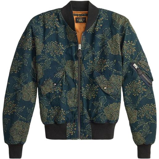 Ralph Lauren RRL bomber a fiori - blu