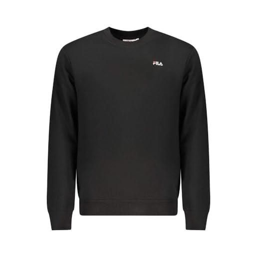 FILA leverano regular sweat crew, nero, m