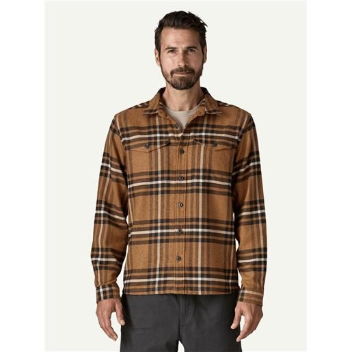 PATAGONIA men's fjord flannel shirt camicia manica lunga uomo