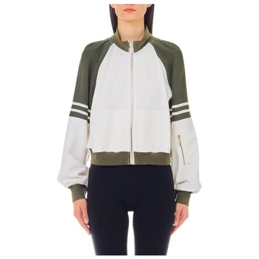 Liu Jo felpa aperta donna ta4175 (it, testo, xs, regular, regular, avorio)