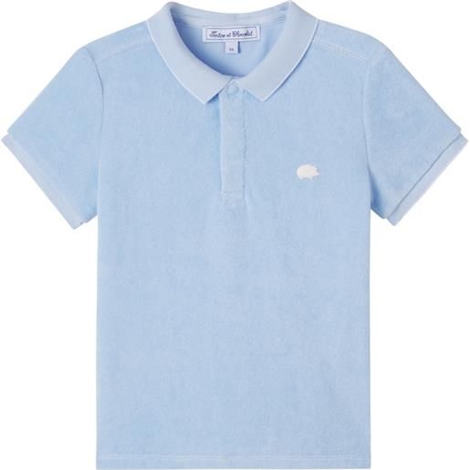 Tartine et Chocolat polo in spugna di misto cotone