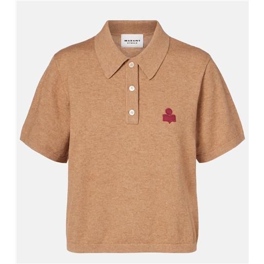 Marant Etoile polo althea in cotone e lana
