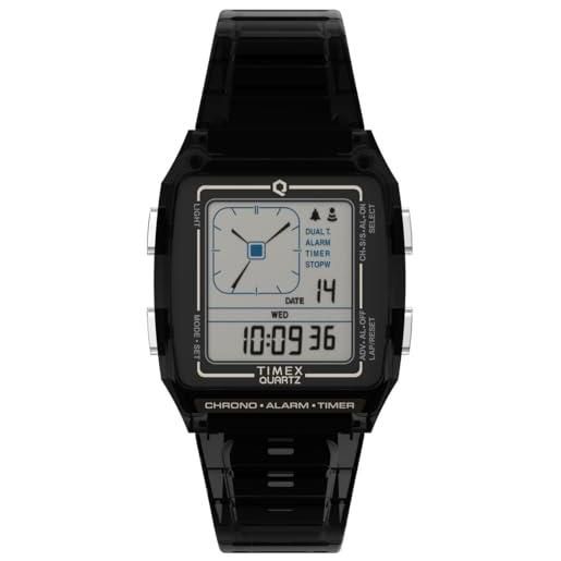 Timex Orologio Digitale Unisex TW2V74500 | Quarzo, Cinturino In Plastica, Luce Indiglo, Impermeabile 3 ATM