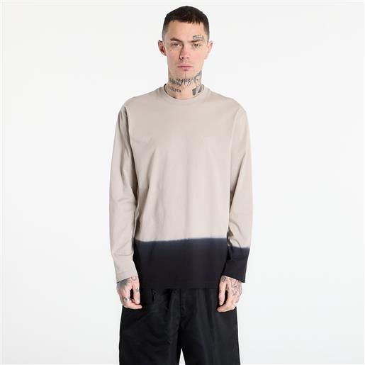 Y-3 aglietta Y-3 dipped long sleeve long-sleeve top light brown/ black