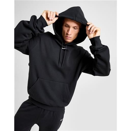 Nike felpa con cappuccio fleece x nocta, nero