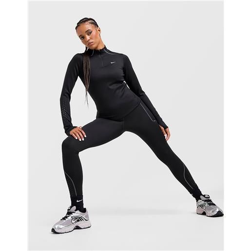 Nike top 1/4 zip running swift adv, nero
