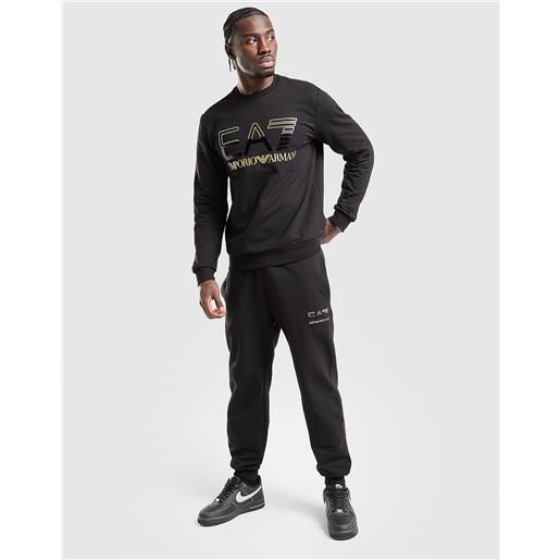 EA7 Emporio Armani tuta crew large logo, nero