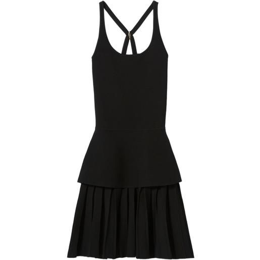 Claudie Pierlot abito corto plissettato - nero