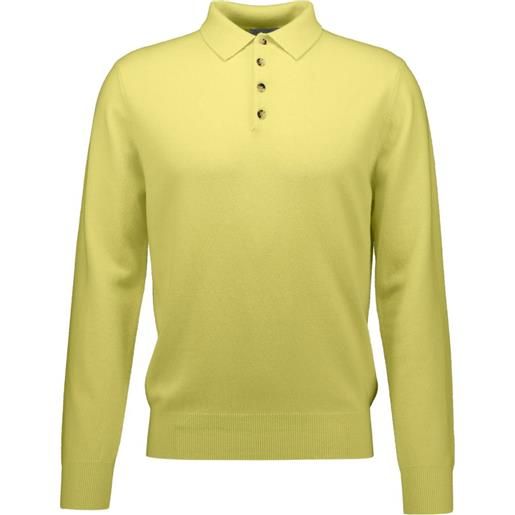 Allude maglione con bottoni - giallo