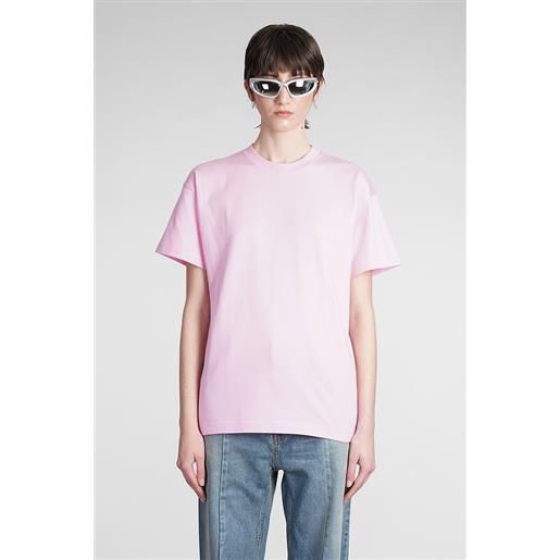 Balenciaga t-shirt in cotone rosa