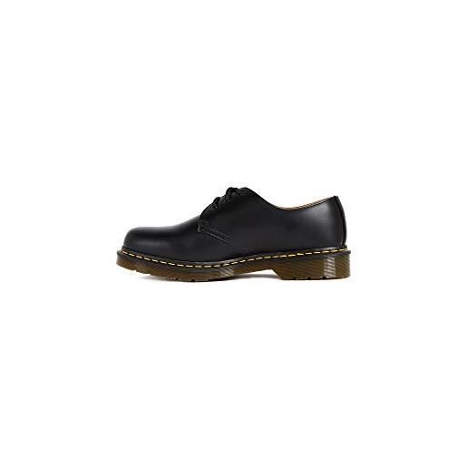 Dr. Martens 3 eye shoe, scarpe brogue stringate unisex adulto, nero, 39 eu