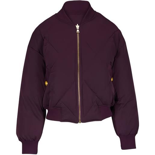 L'Agence bomber imbottito reversibile - viola