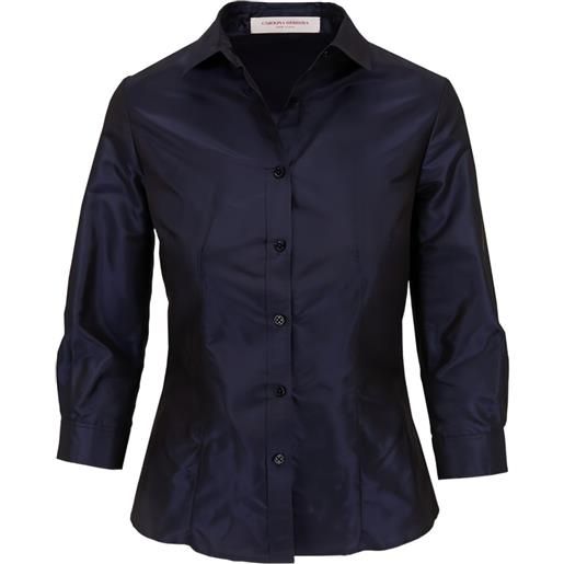 Carolina Herrera camicia con bottoni - blu