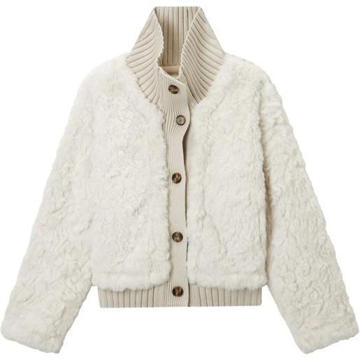 b+ab giacca con bottoni - toni neutri