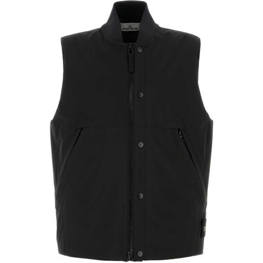 Stone Island gilet con zip - nero