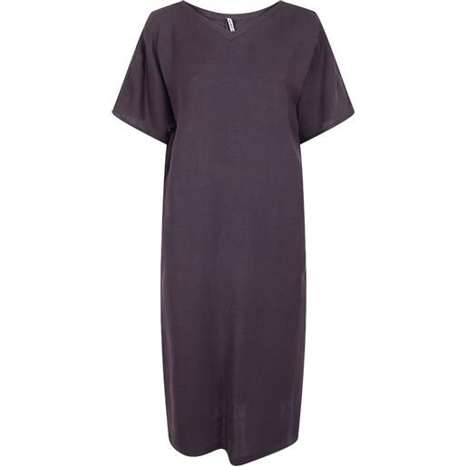 Liviana Conti abito natalie e con scollo a v - marrone