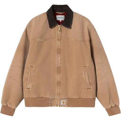 Carhartt WIP giacca con colletto a coste - toni neutri