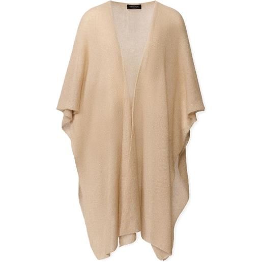 Fabiana Filippi mantella con paillettes - toni neutri