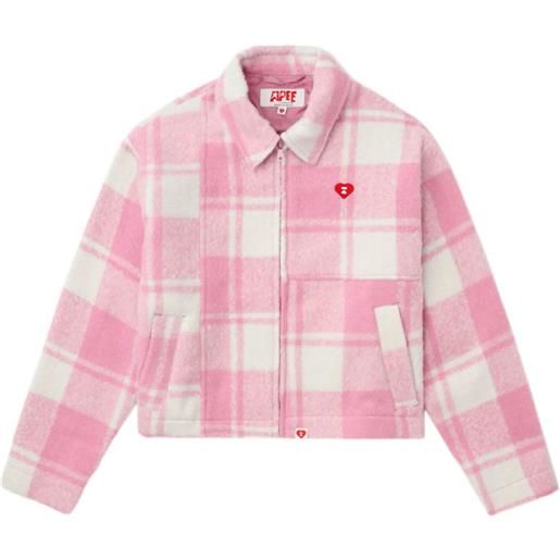 A BATHING APE® giacca apee con zip - rosa