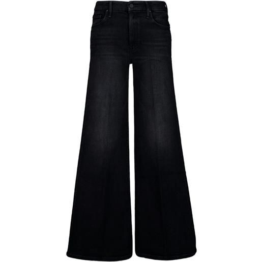 MOTHER jeans a gamba ampia - nero
