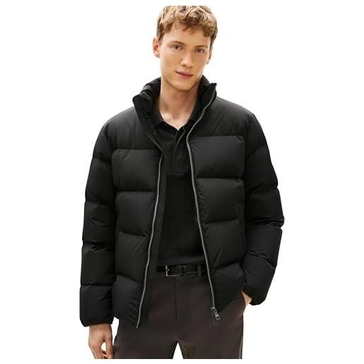 Tommy Hilfiger uomo piumino down stand con colletto alla coreana, nero (black), m