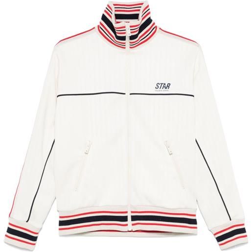 Golden Goose giacca con dettaglio a righe - toni neutri