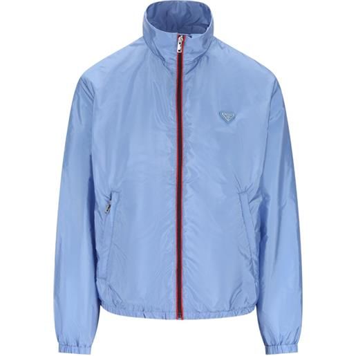 Prada giacca con zip - blu