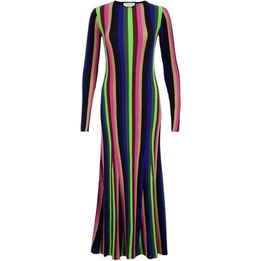 Gabriela Hearst abito a righe - nero