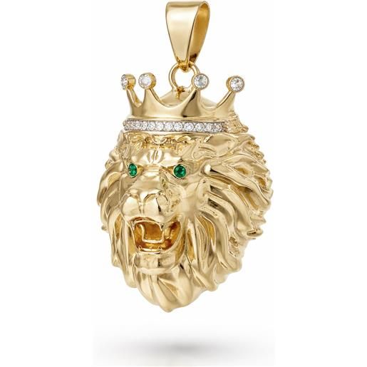 Ciondolo in argento a forma di leone rampante scozzese. Fatto a mano in Scozia. - Italia