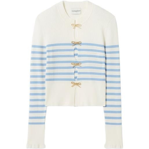 Claudie Pierlot top a righe - bianco