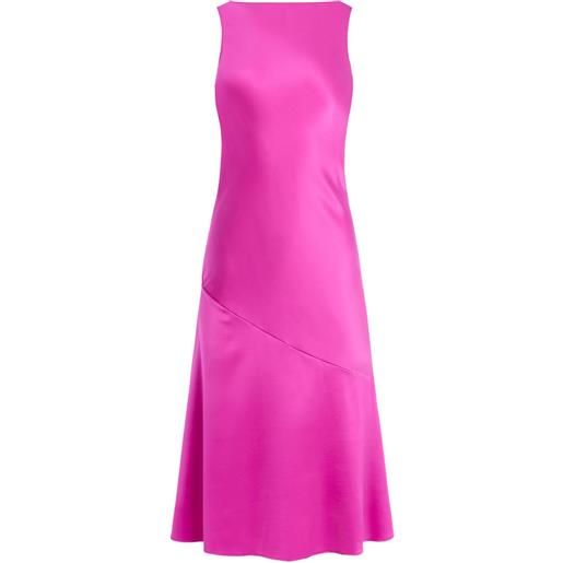 Nina Ricci abito midi con scollatura posteriore - rosa