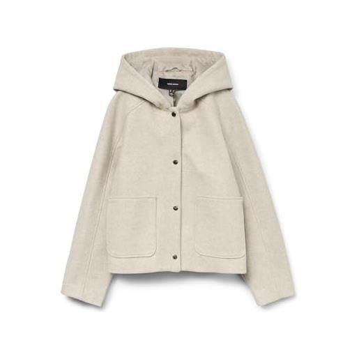 VERO MODA vmfortunerome - giacca corta da donna ga boo, oatmeal, l, farina d'avena, l