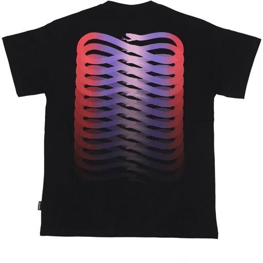 Dream74 t-shirt propaganda ribs gradient black