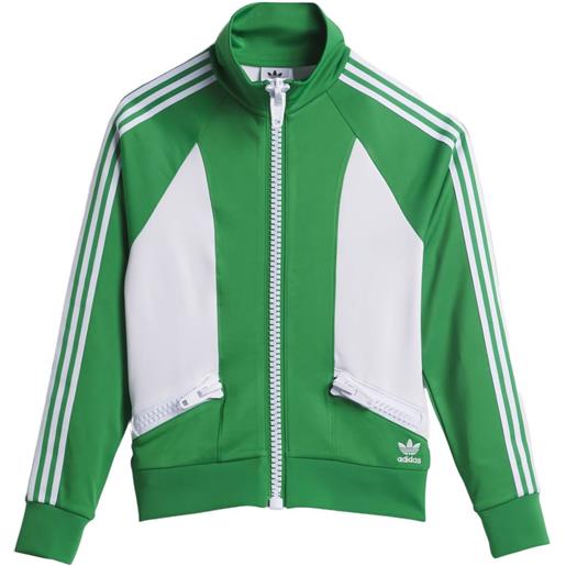adidas giacca con zip - verde