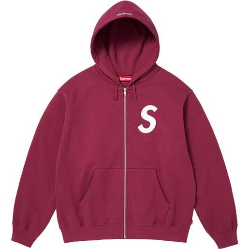 Supreme felpa con cappuccio - rosso