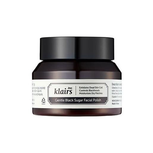 dear, Klairs dear klairs gentle black sugar facial polish - delicato scrub allo zuc