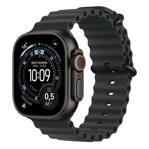 Apple - watch ultra 3 gps + cellular 49mm cassa titanio nero con band ocean nero